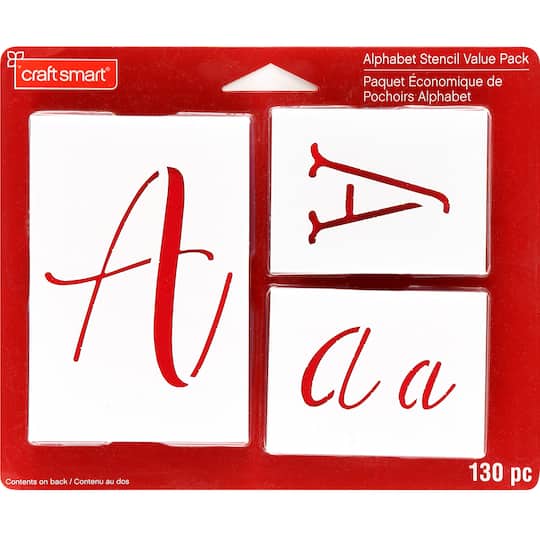 Mixed Font Alphabet Stencils by Craft Smart®